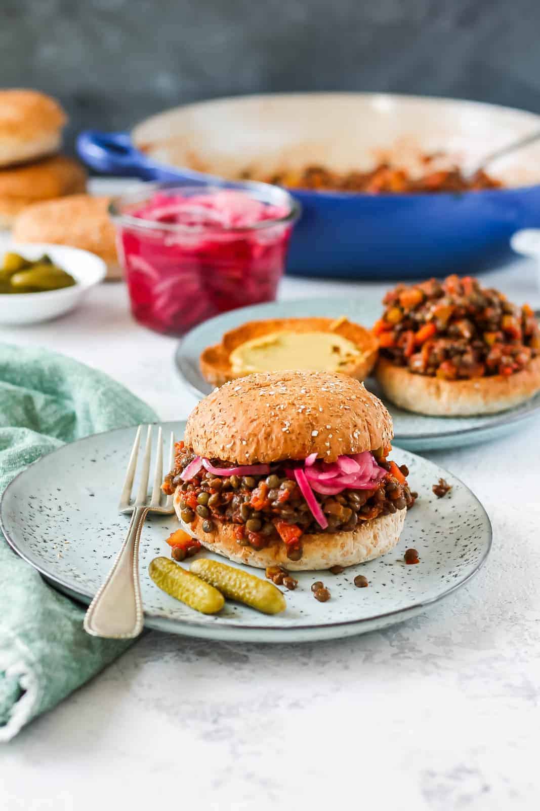 A vegan sloppy joe.