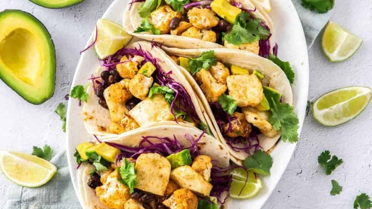 Halloumi tacos.