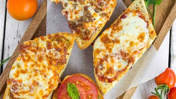 French bread pizza.