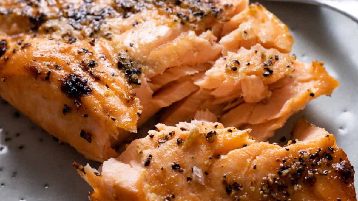 Air fryer salmon.