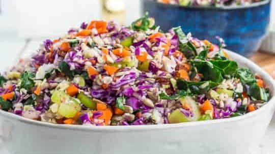 Cabbage kale salad.