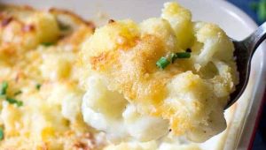 Cauliflower potato bake,