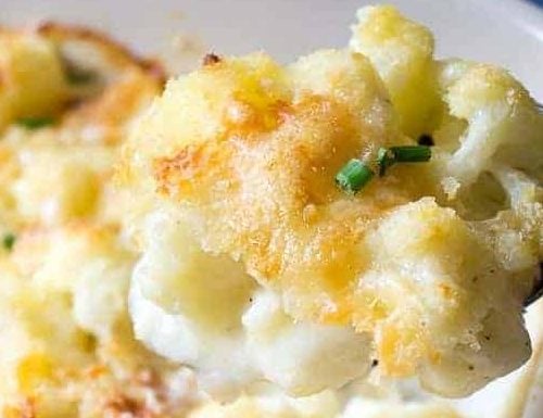 Cauliflower potato bake,