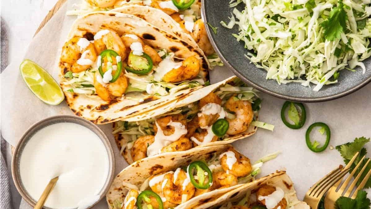 Shrimp tacos.