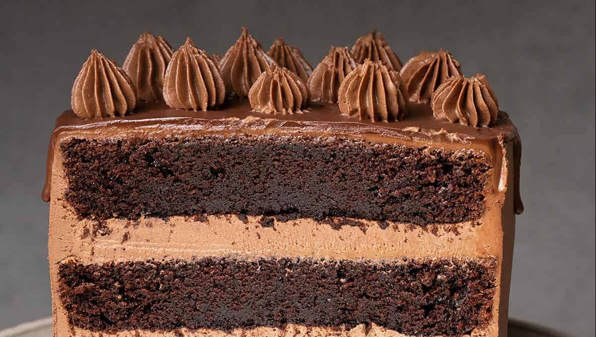 Triple Chocolate Cake.