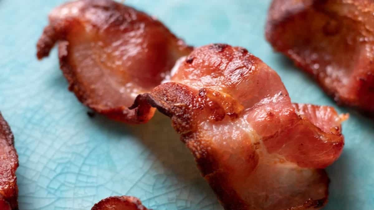 Air fryer bacon.