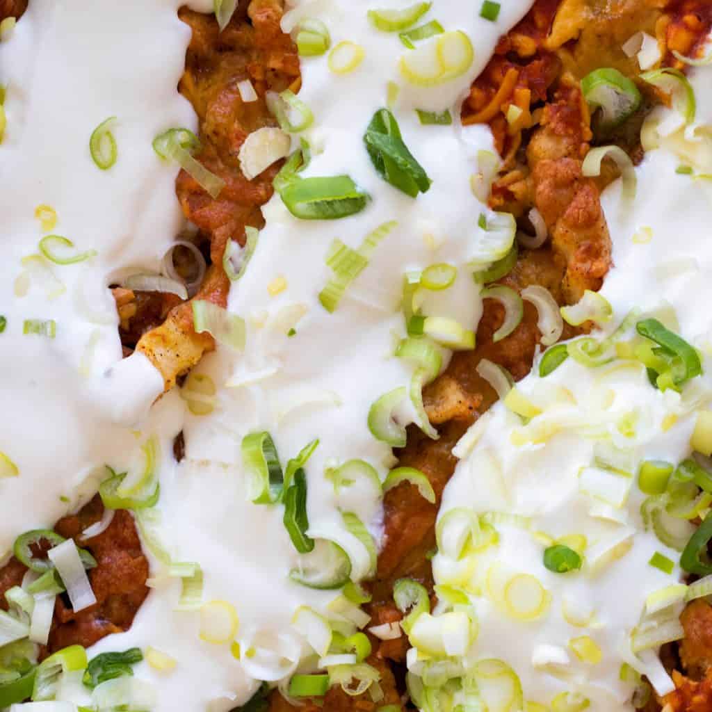 Leftover French Fries Casserole always use butter