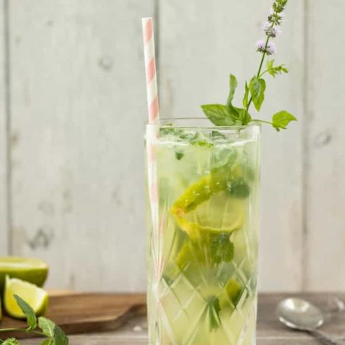 Mojito mocktail.