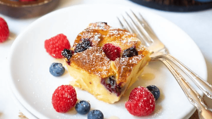 Berry Bread Pudding.