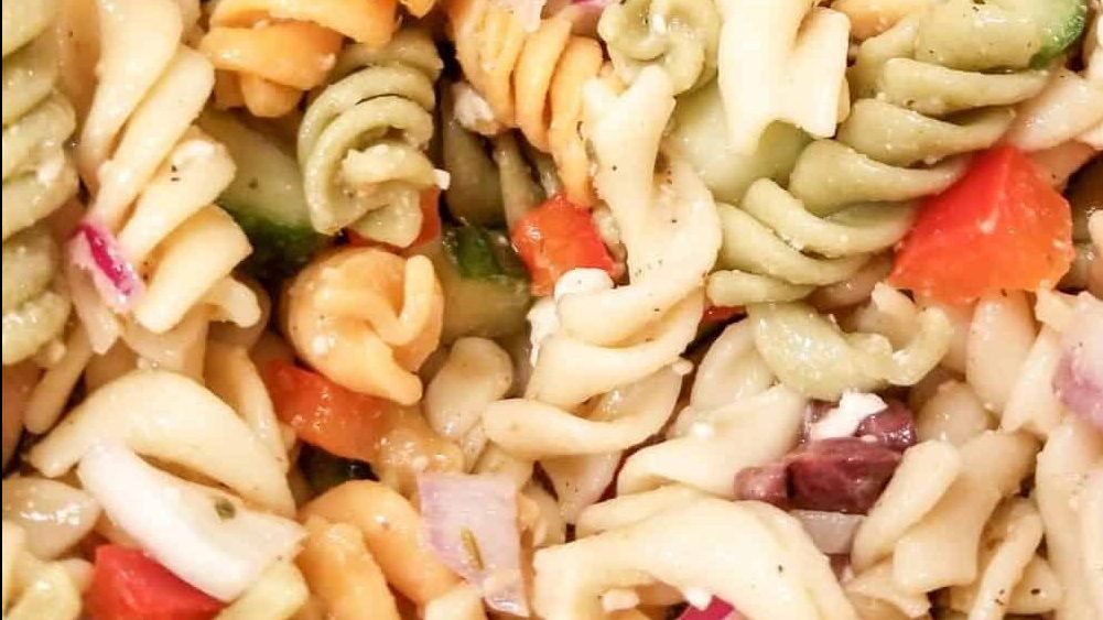 Greek pasta salad.