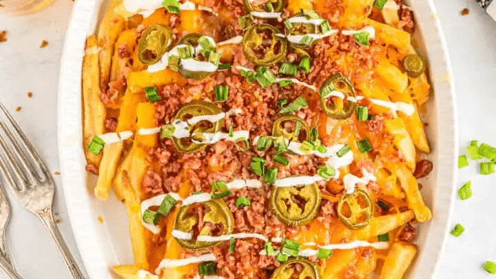 Loaded fries.