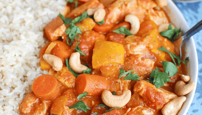 Slow Cooker Chicken Curry.
