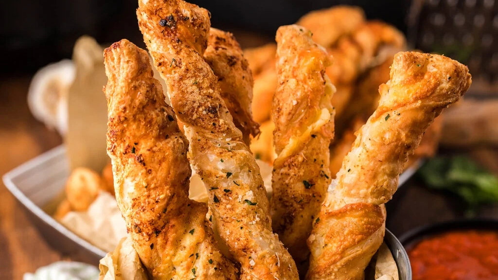 Garlic Cheese Twists.
