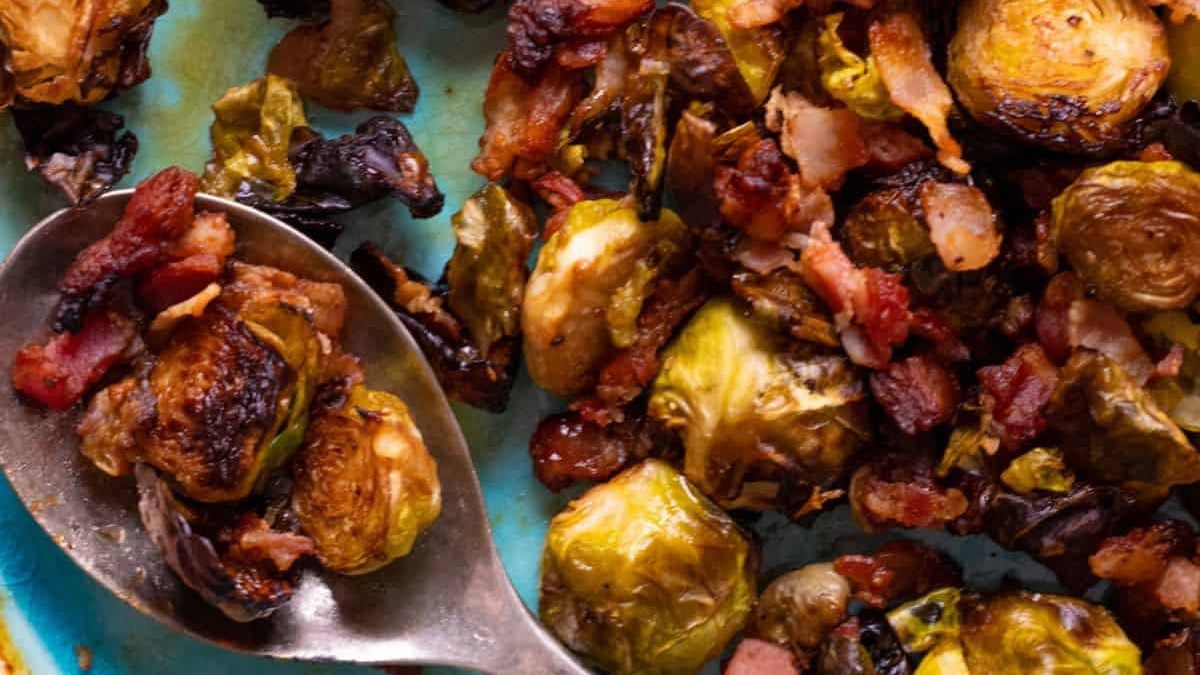 brussel sprouts with bacon.