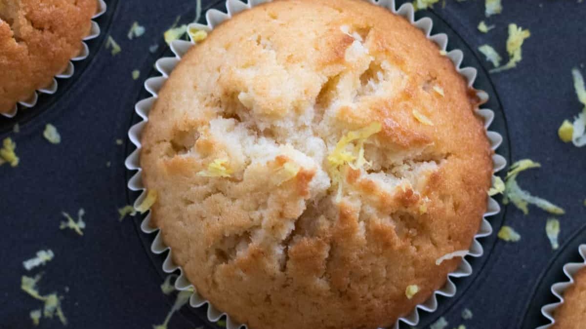 Lemon muffins.