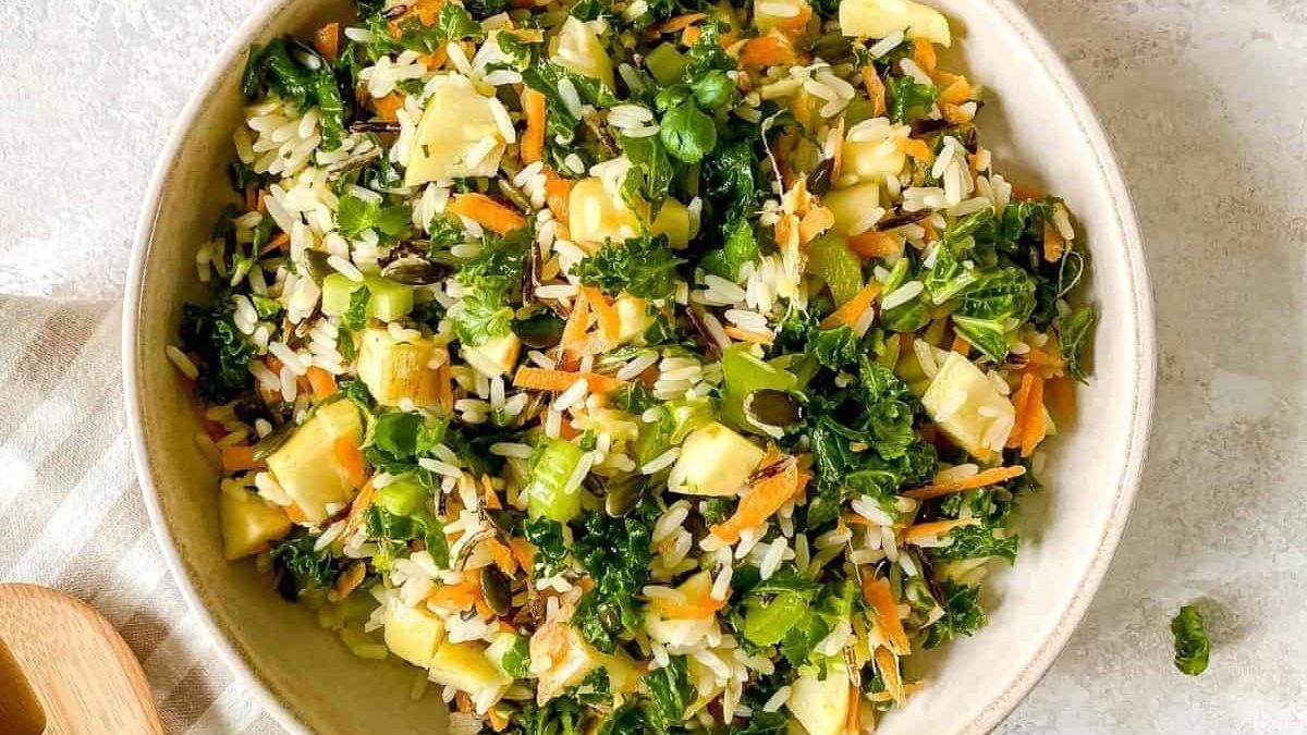 Kale Wild Rice Salad.