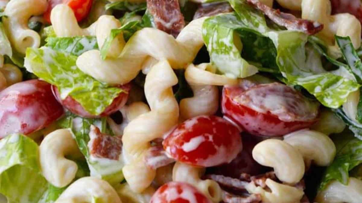 BLT Pasta Salad Recipe.