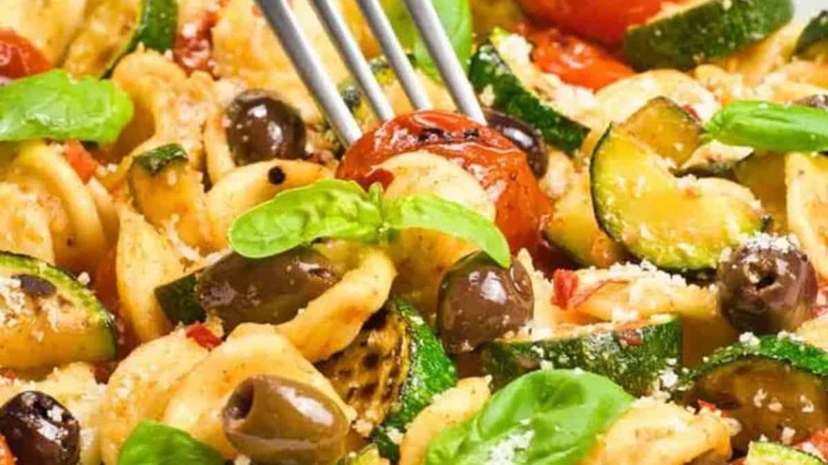 Orecchiette Pasta Salad Recipe.