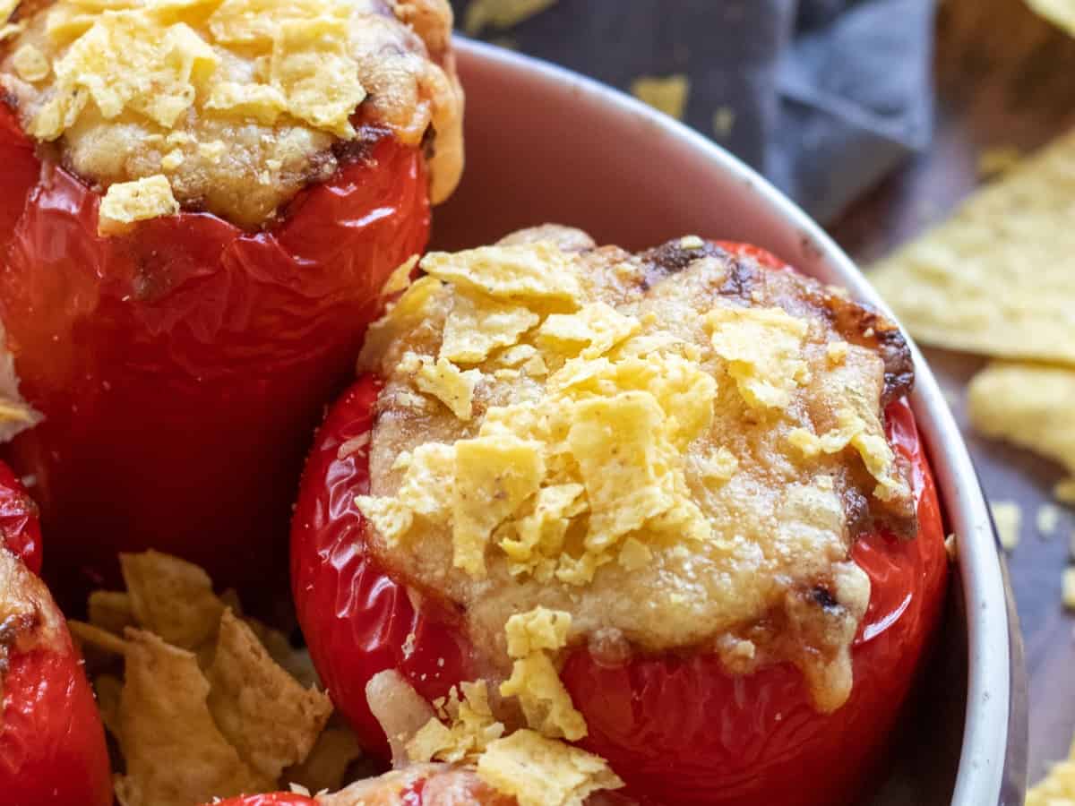 Stuffed bell peppers.