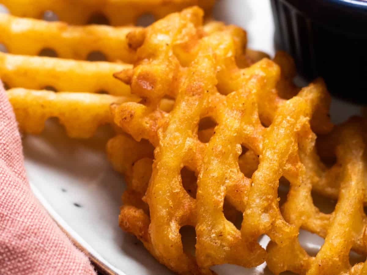 A waffle fry.