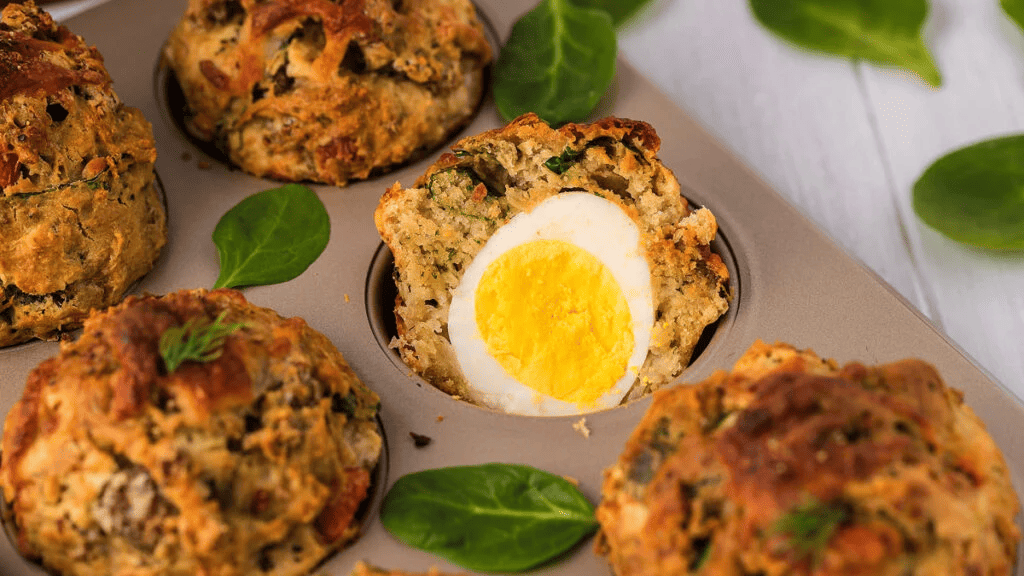 Breakfast muffins.