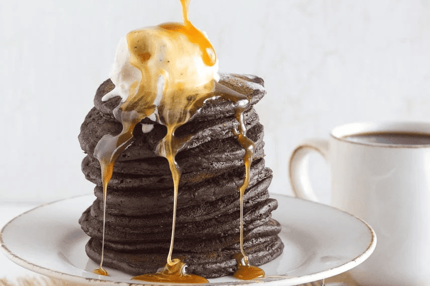 Chocolate pancakes.