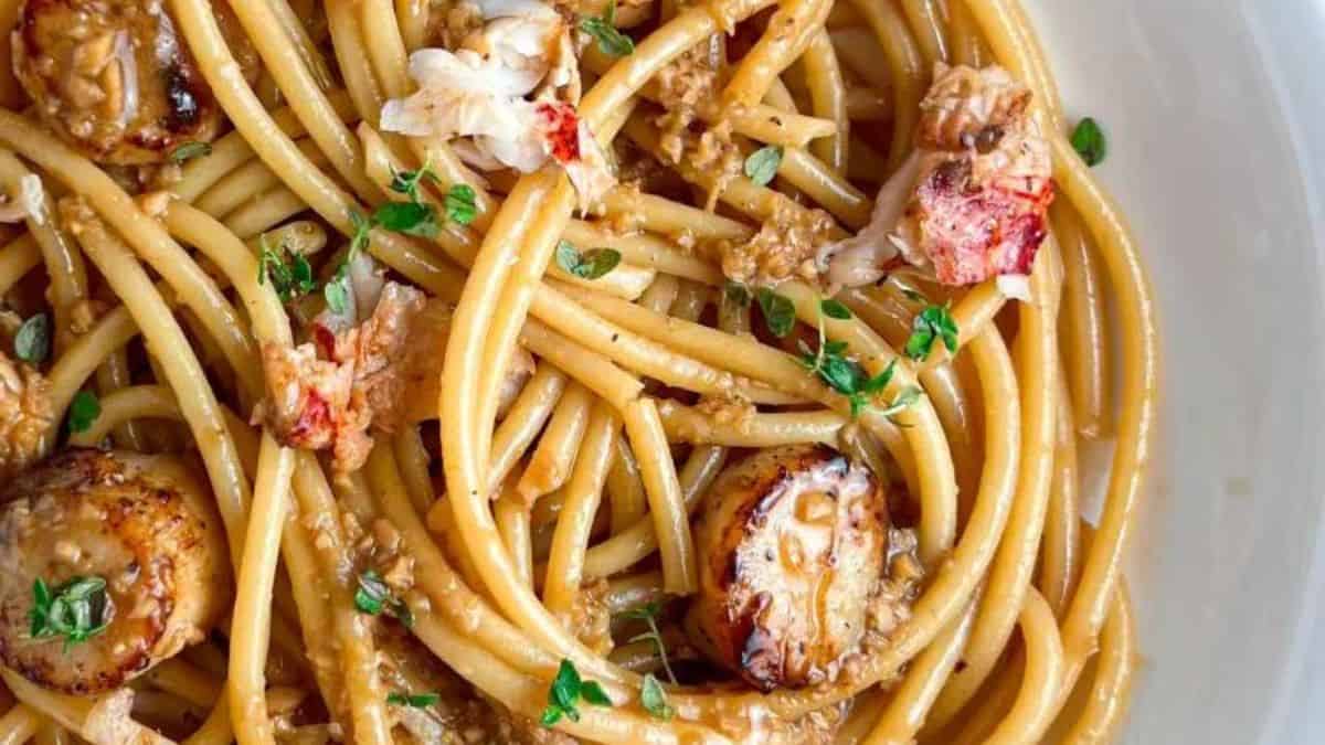 Lobster & Scallop Pasta.