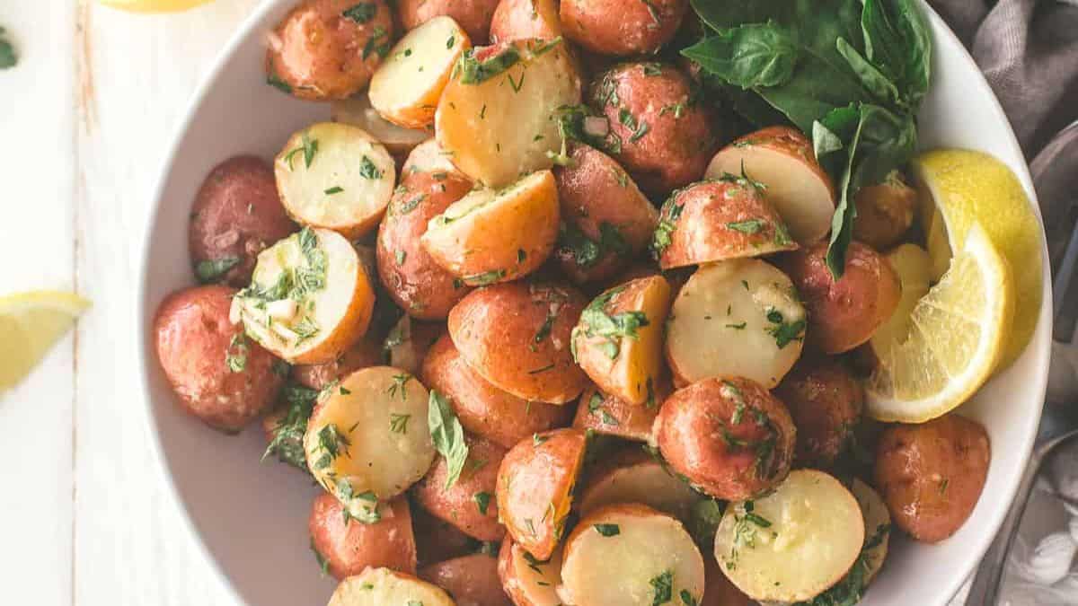 Lemony Potato Salad With Fresh Herbs