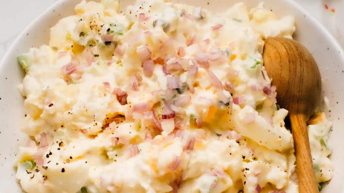 Creamy Potato Salad With Eggs