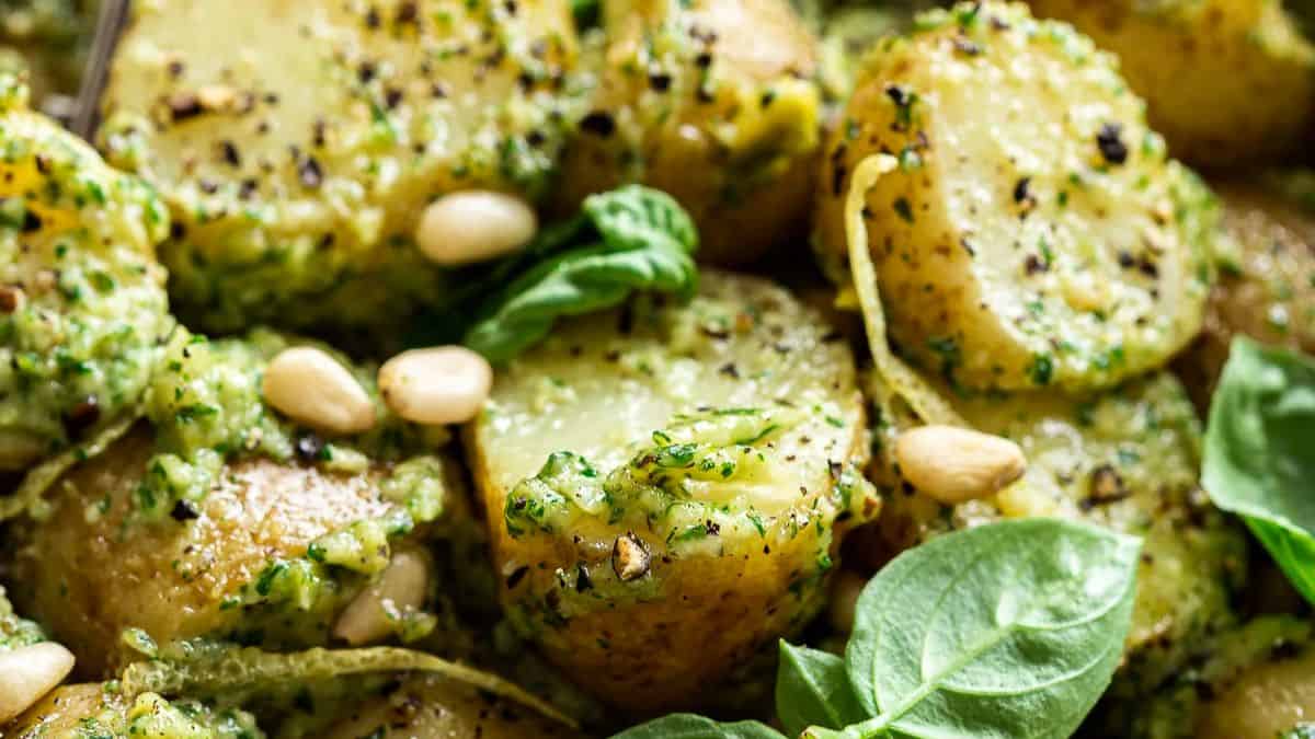Best Pesto Potato Salad