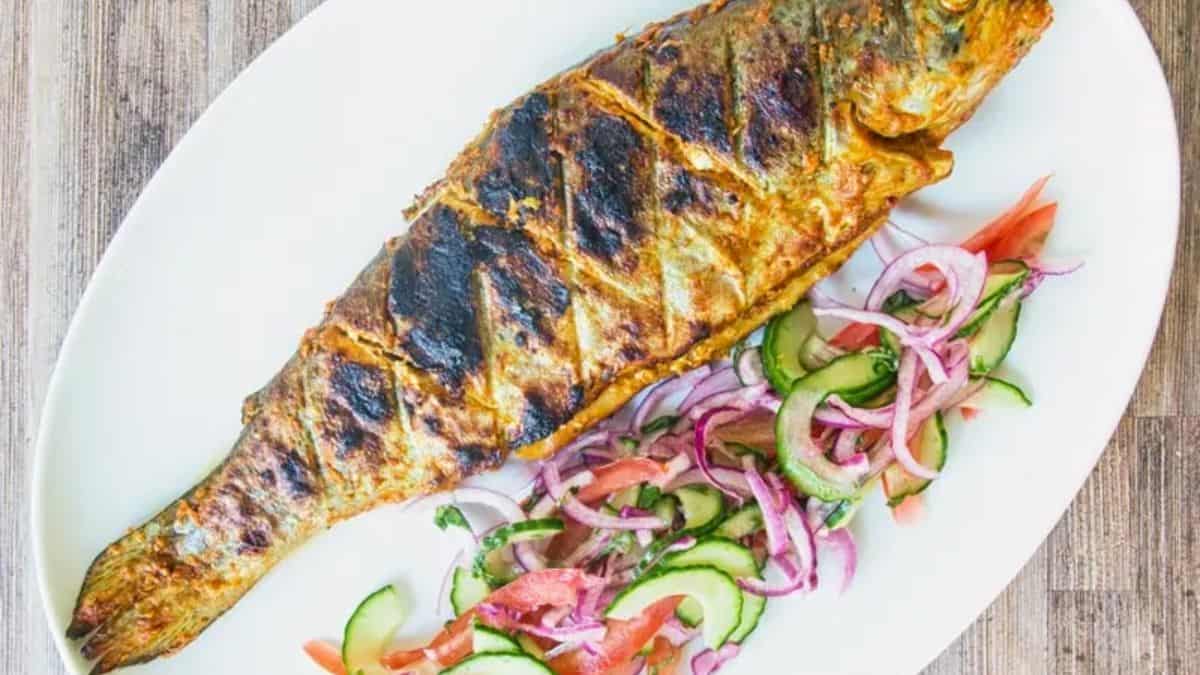 Whole BBQ Tandoori Fish