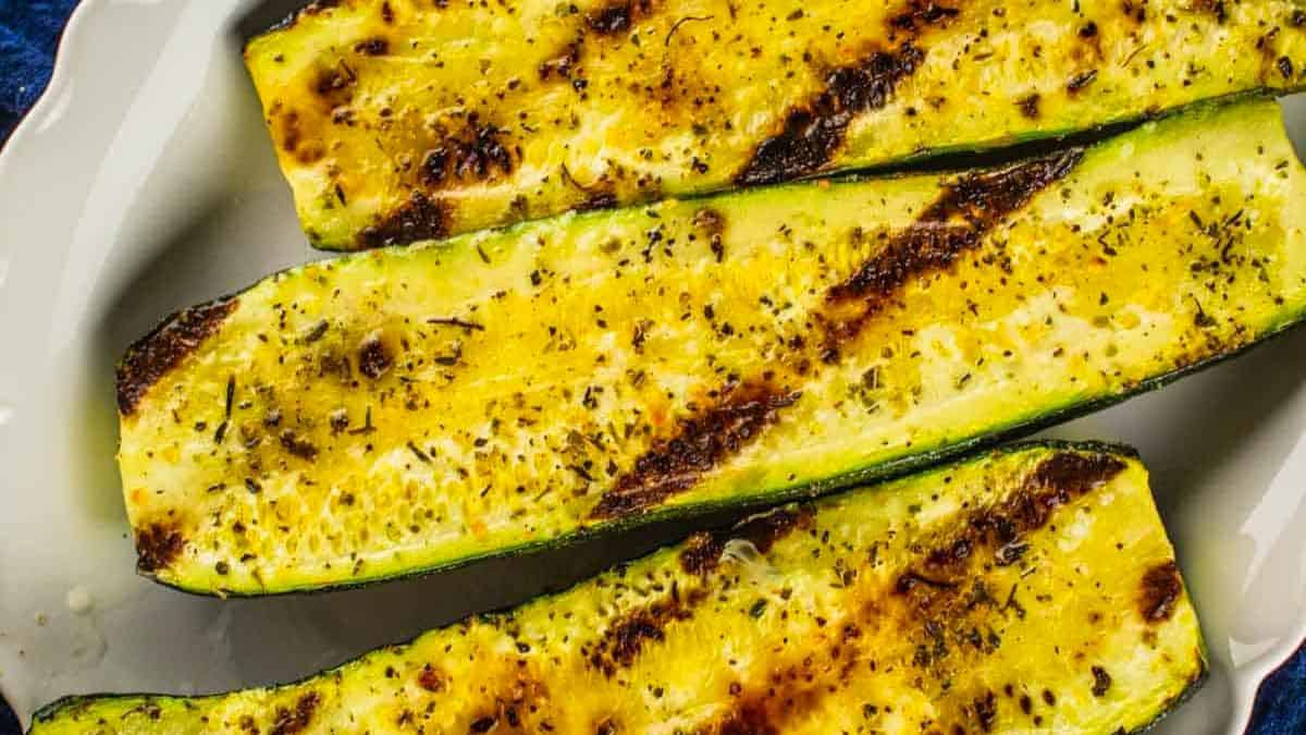 Easy Grilled Italian Zucchini