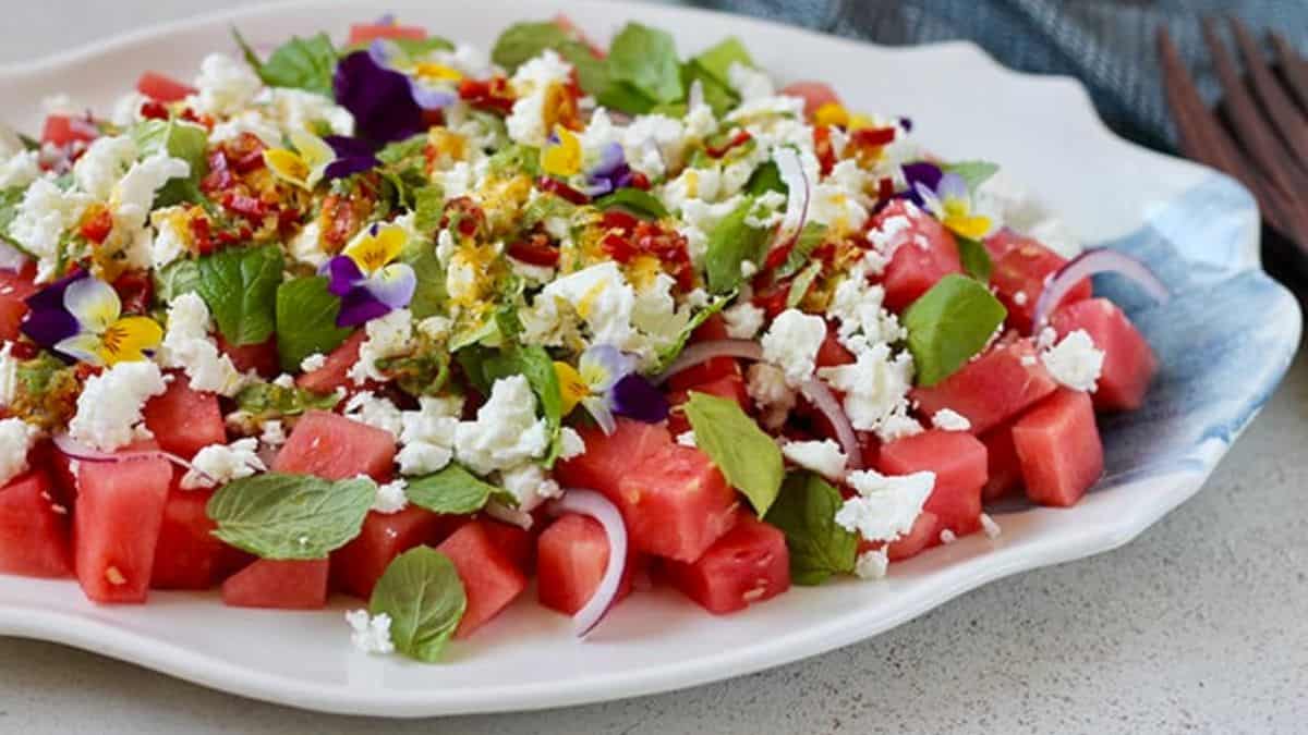 Spicy Watermelon Salad