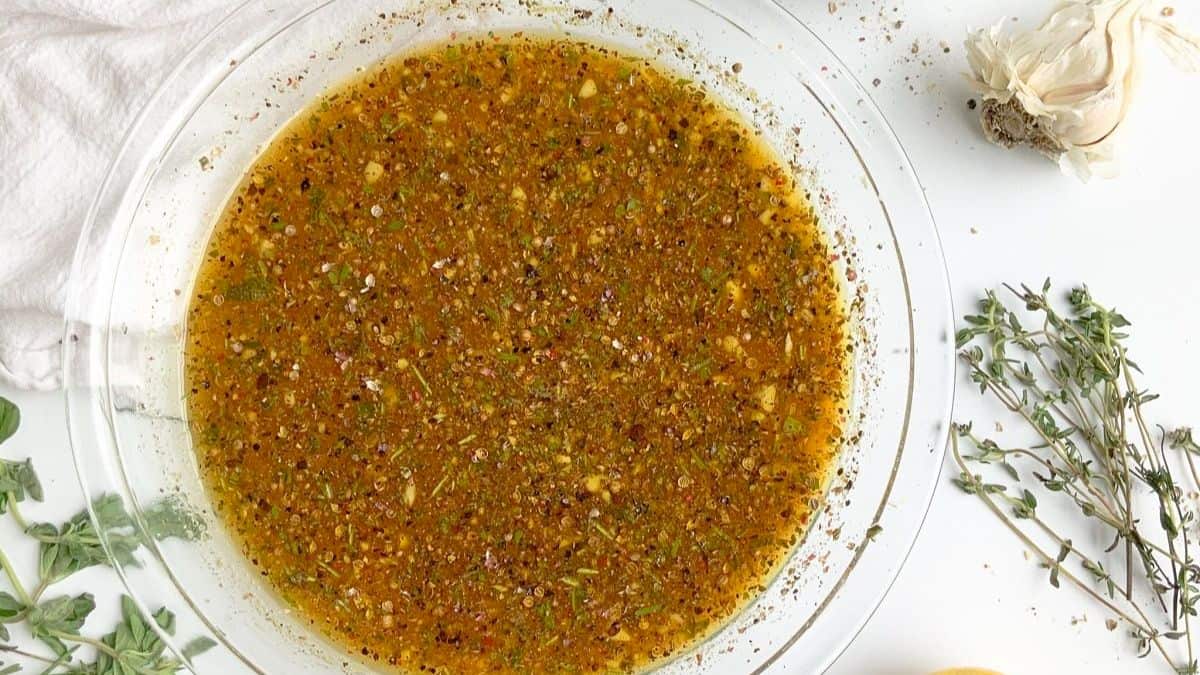 Gluten-free Garlic and Herb Steak Marinade