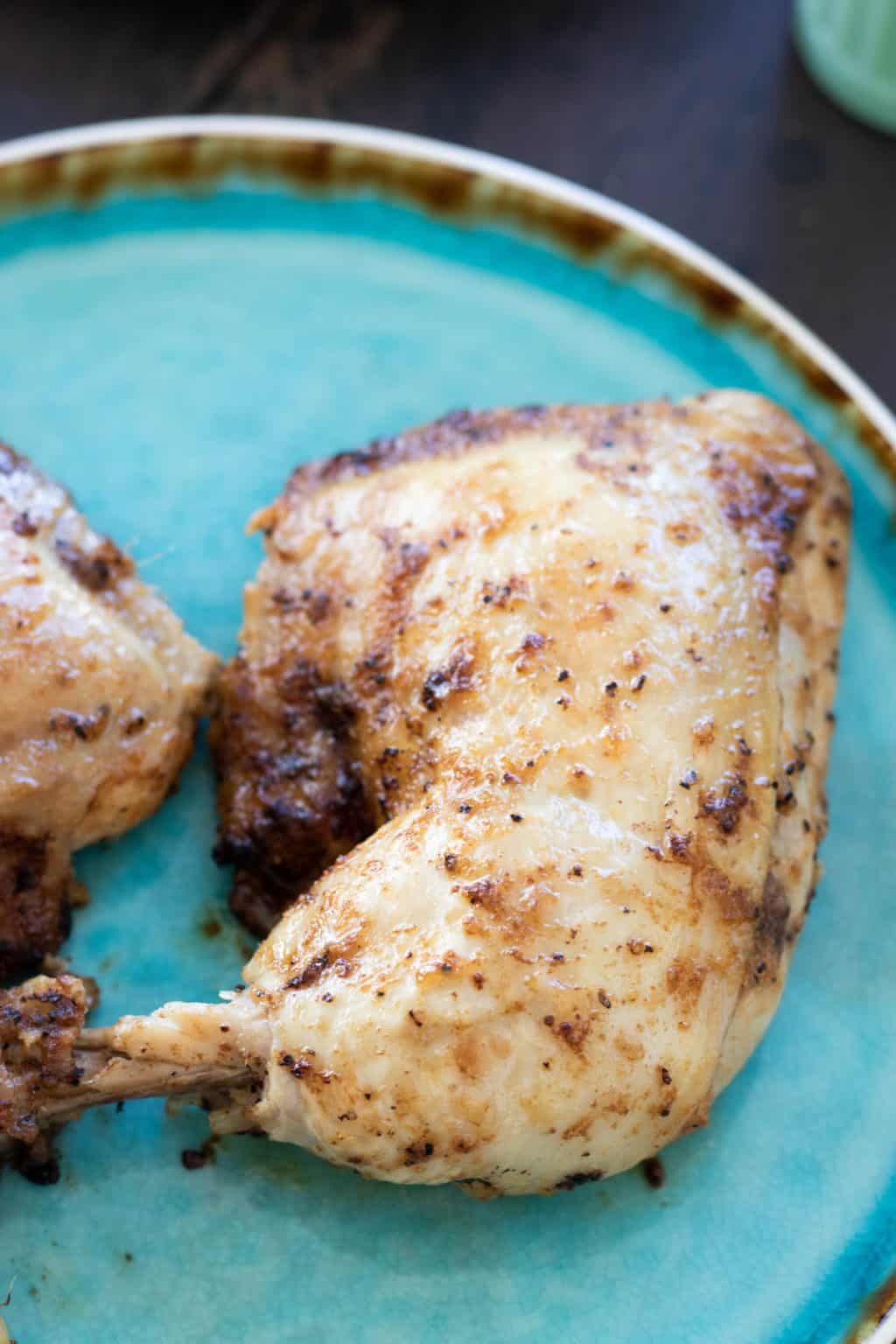 Air Fryer Chicken Legs - always use butter