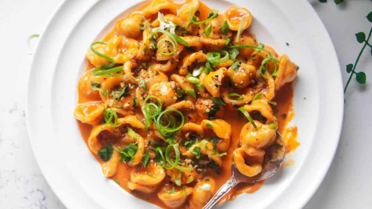 Creamy Gochujang Pasta.