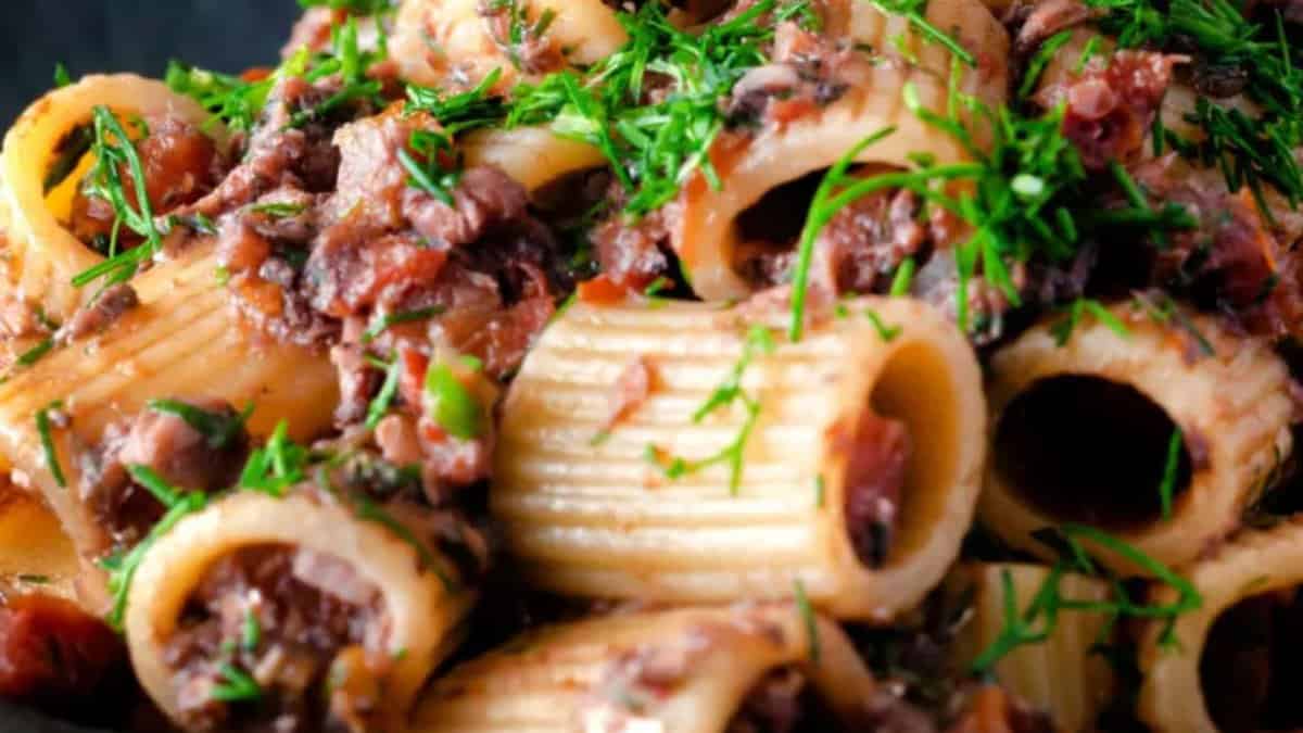 Sardine Pasta Bolognese.