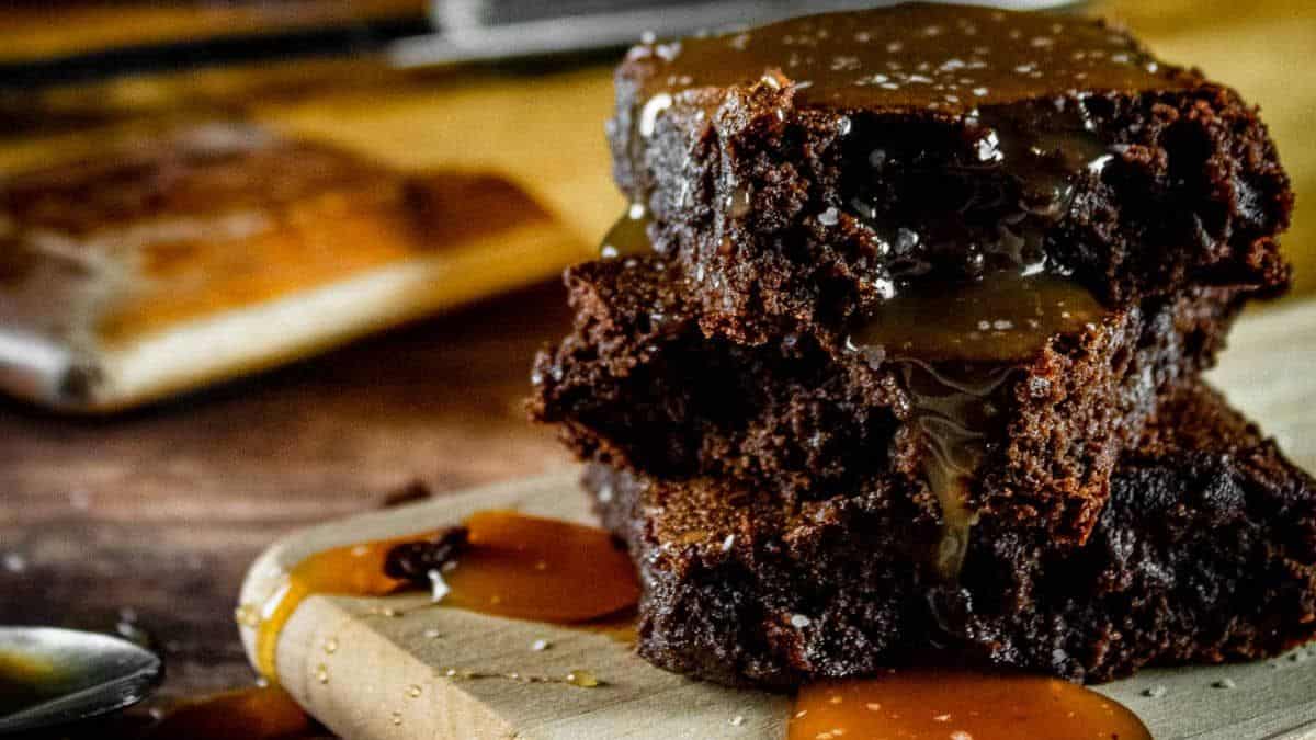 Chocolate Whiskey Brownies.