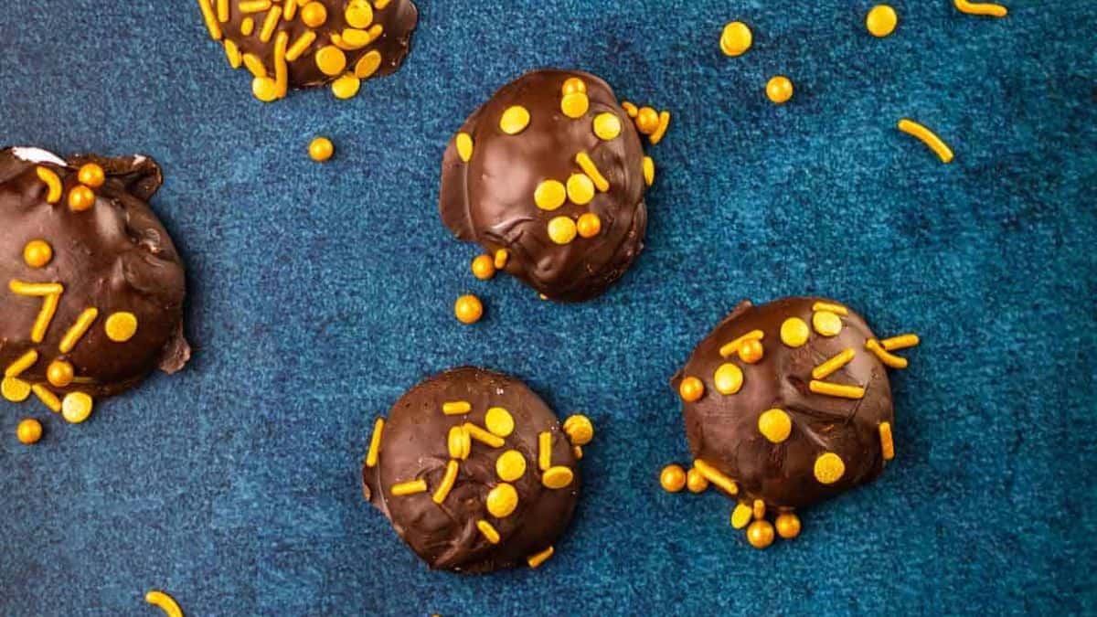 Dark Chocolate Covered Marshmallows.