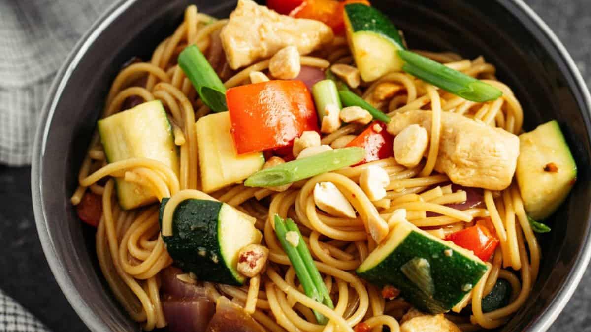 Kung Pao Spaghetti.