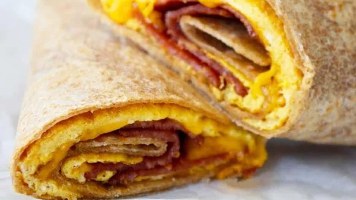 Bacon & Egg Wraps.