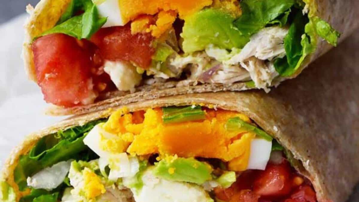 Cobb Salad Wraps.