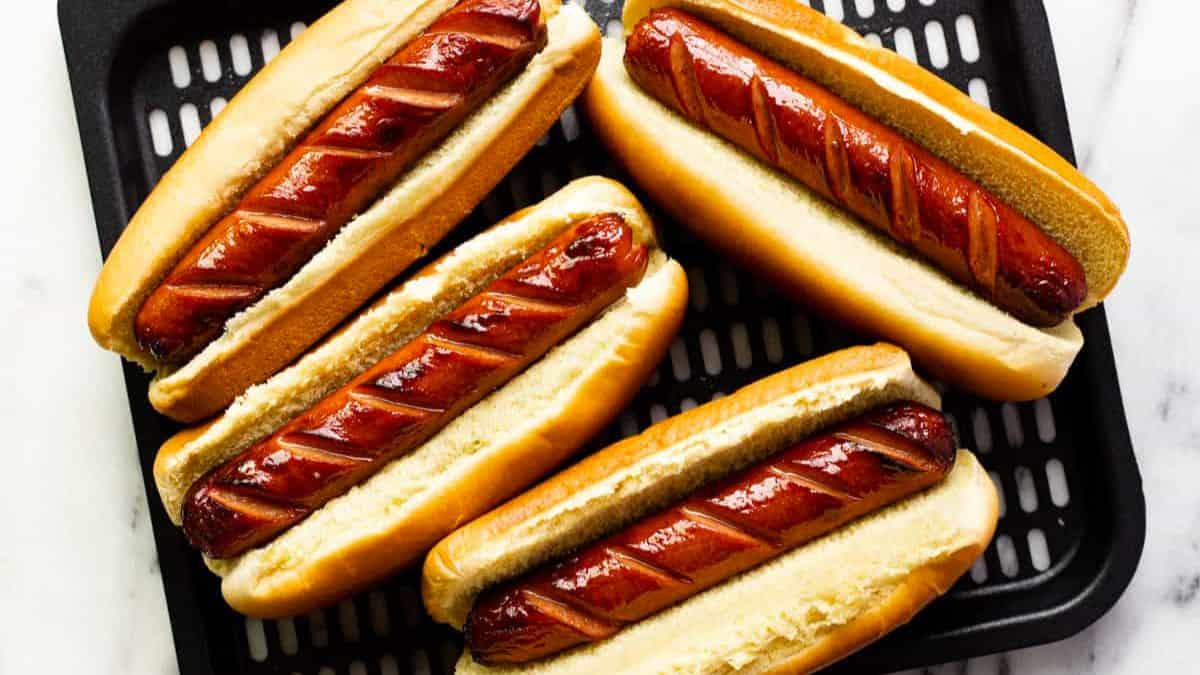 10 Minute Air Fryer Hot Dog Recipe