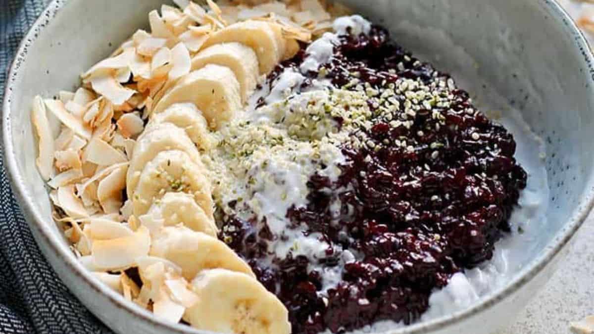 Indonesian Black Rice Pudding