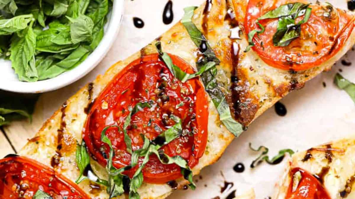 Caprese Garlic Bread