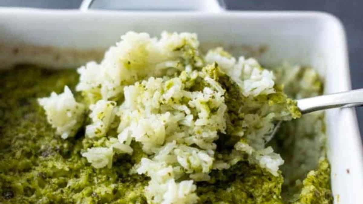 Baked Green Rice (Arroz Verde)