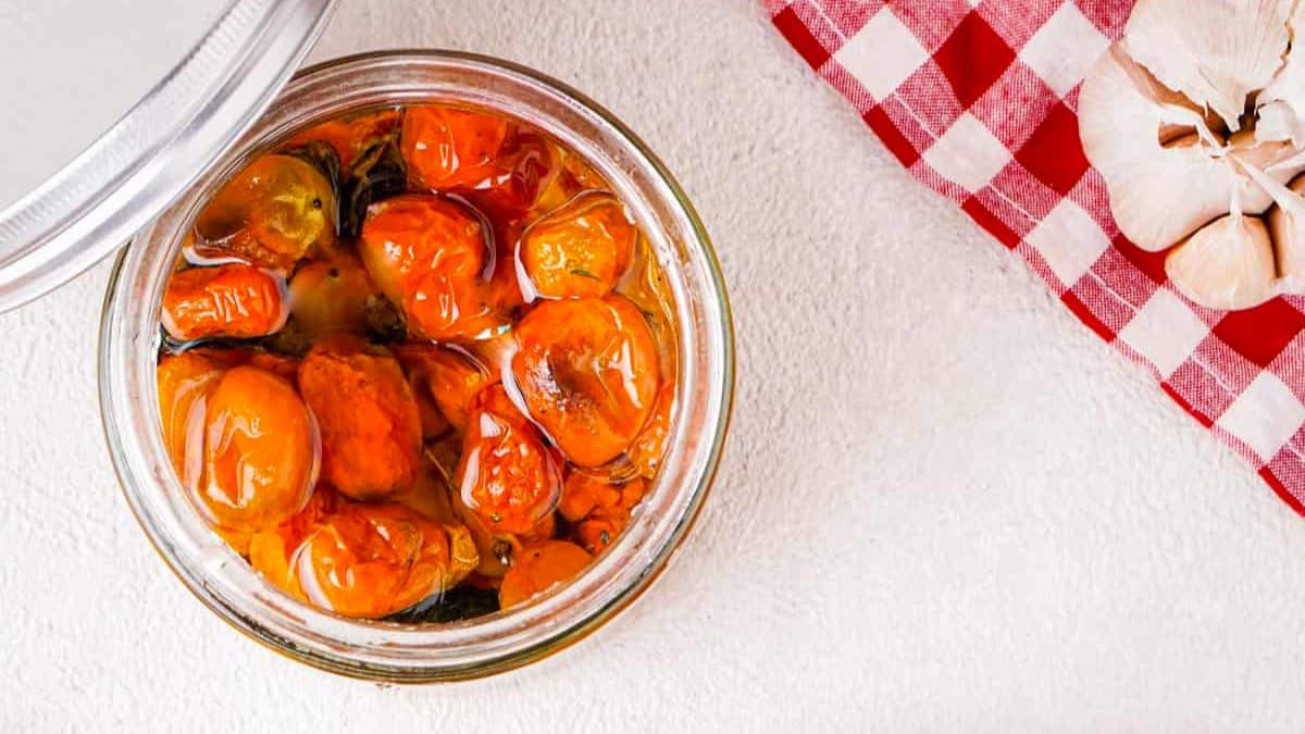 Quick Cherry Tomato and Garlic Confit