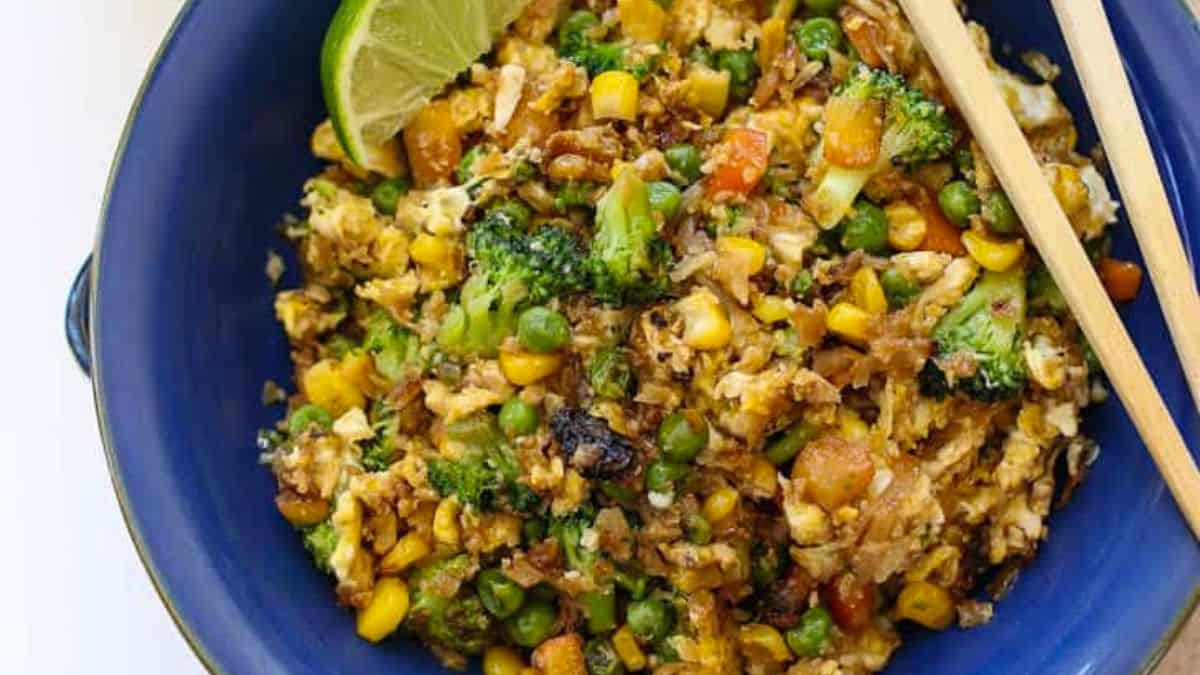 Fast and Easy Cauliflower Fried Rice