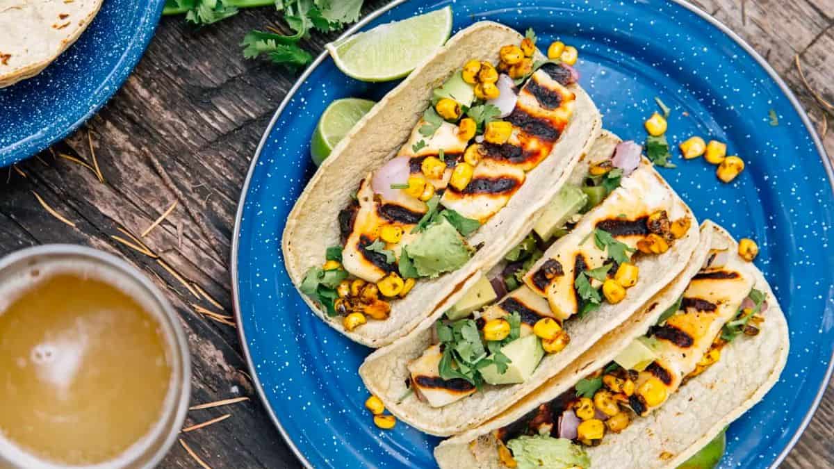 Grilled Halloumi Tacos