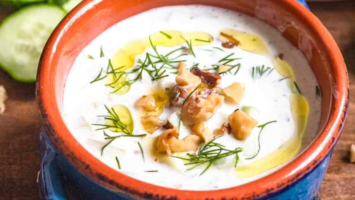 Tarator: Cold Cucumber Yogurt Soup from Bulgaria